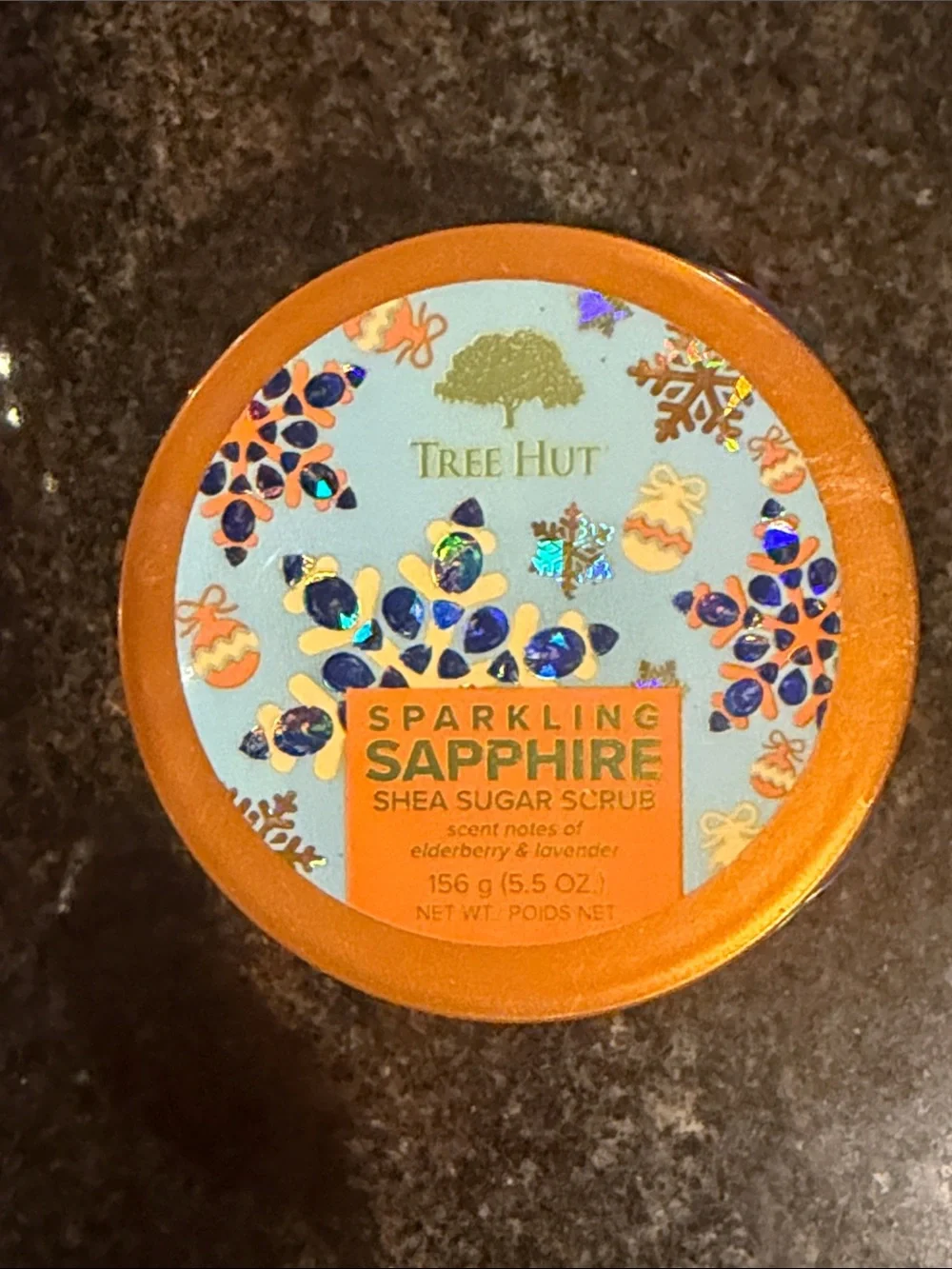 Sparkling Sapphire Shea Sugar Scrub - Purple